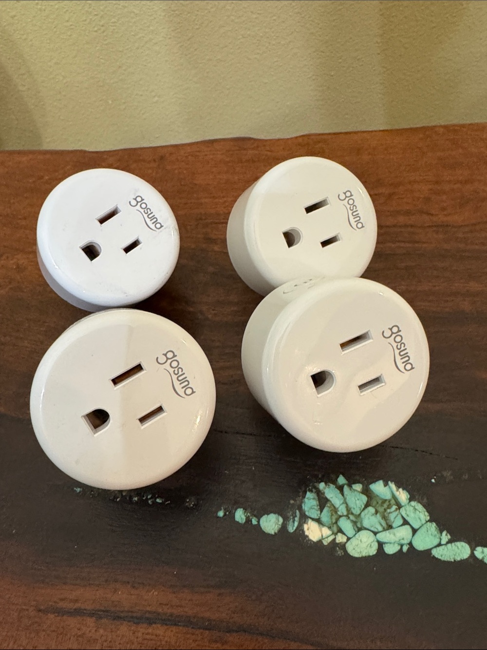 gosund White Smart Plug Outlet Adapters - Set of 4